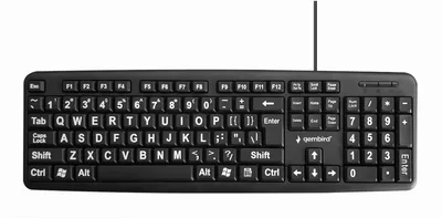 Gembird Standart Lett KB-US-103 klaviatuur