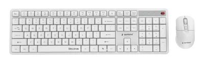 Gembird +Mouse KBS-WMS-01-W klaviatuur
