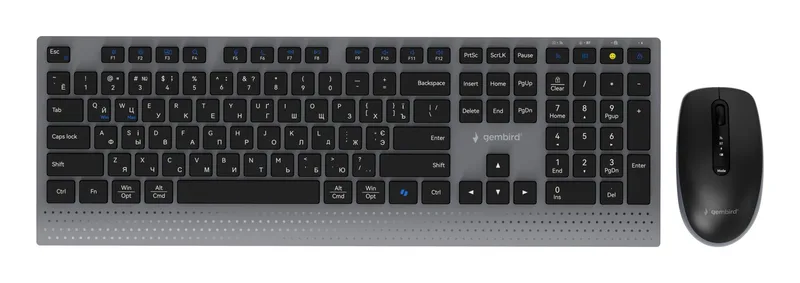Gembird +Mouse Cyrillic KBS-WPS-02-CYRL klaviatuur