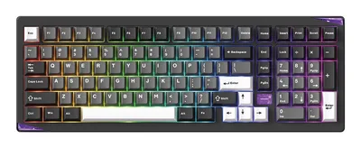 AKKO Keyboard WRL GEM 02 Via/Black/Sil. 6978414650828