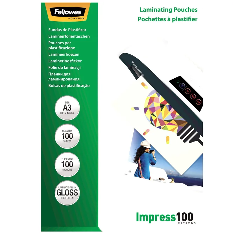 Fellowes Pouch 100 100PCS
