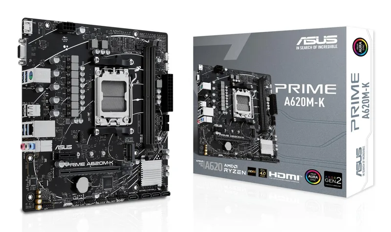 ASUS AMD A620 Micro-ATX emaplaat