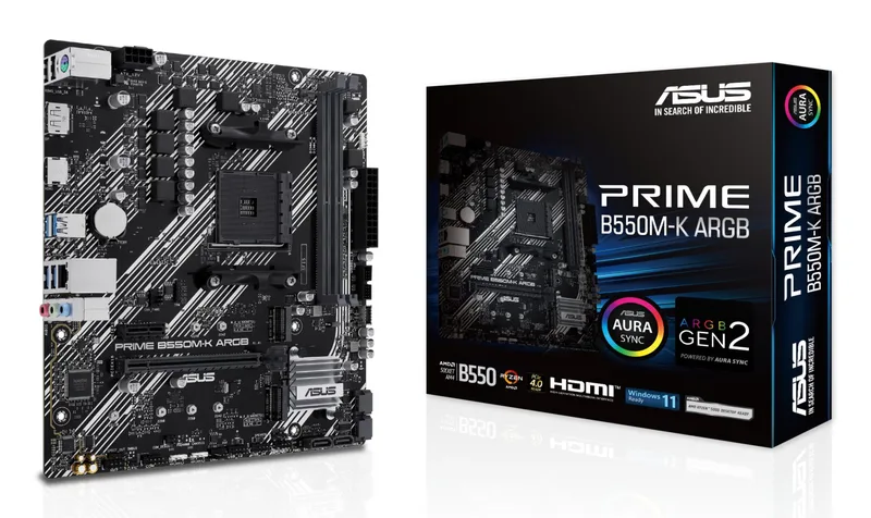ASUS AMD B550 SAM4 emaplaat