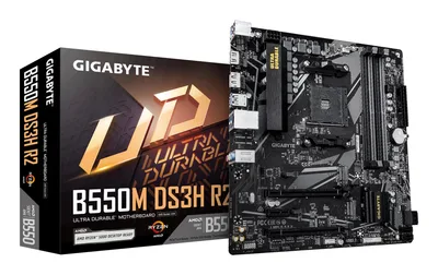 GIGABYTE AMD B550 B550M DS3H R2 emaplaat
