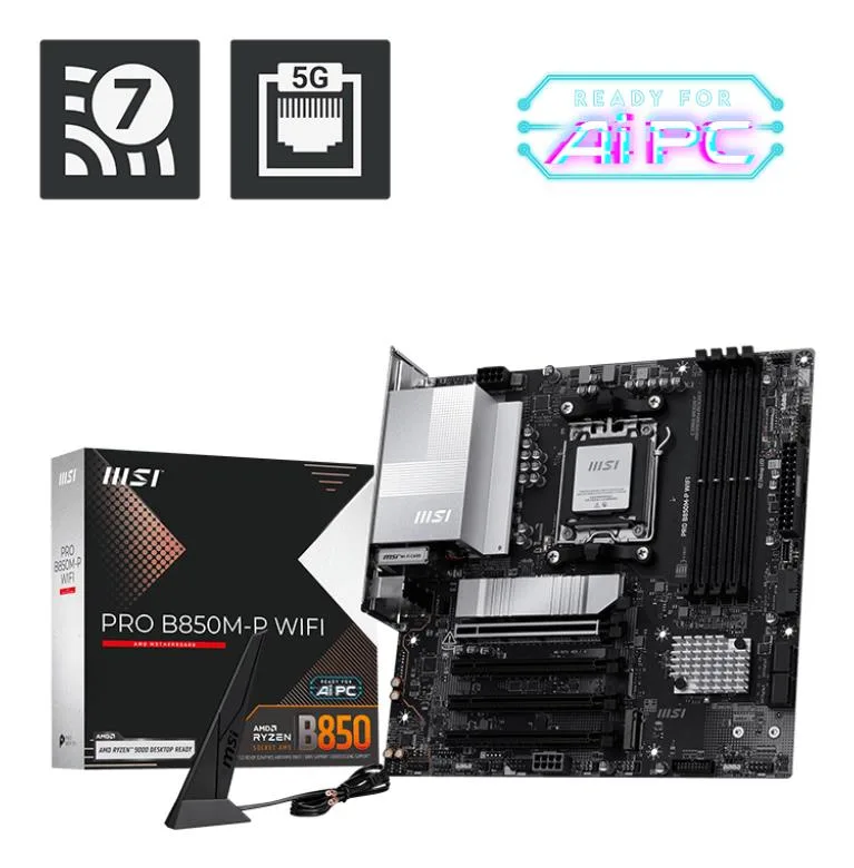 MSI AMD B850 SAM5 emaplaat