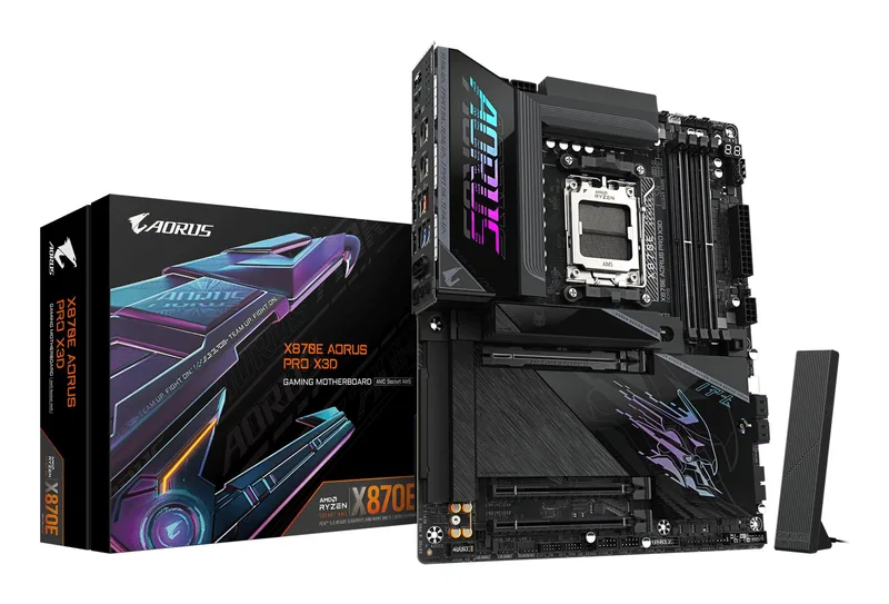 GIGABYTE AMD X870E GIGABYTE X870E AORUS PRO X3D emaplaat