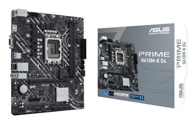 ASUS Intel H610 MicroATX LGA1700 emaplaat