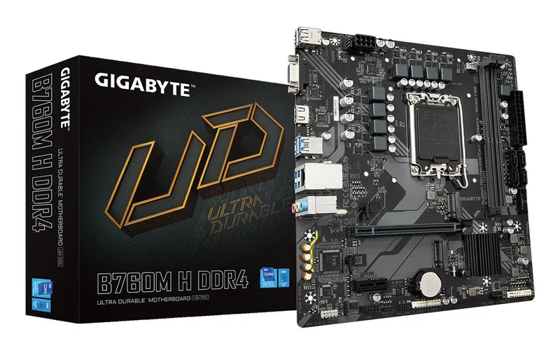 GIGABYTE Intel B760 Express Micro-ATX LGA1700 emaplaat