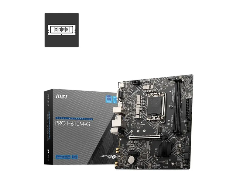 MSI PRO H610M-G Intel H610 emaplaat