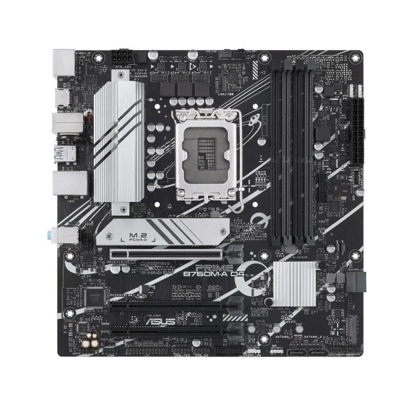 ASUS Intel B760 Express Micro-ATX LGA1700 emaplaat