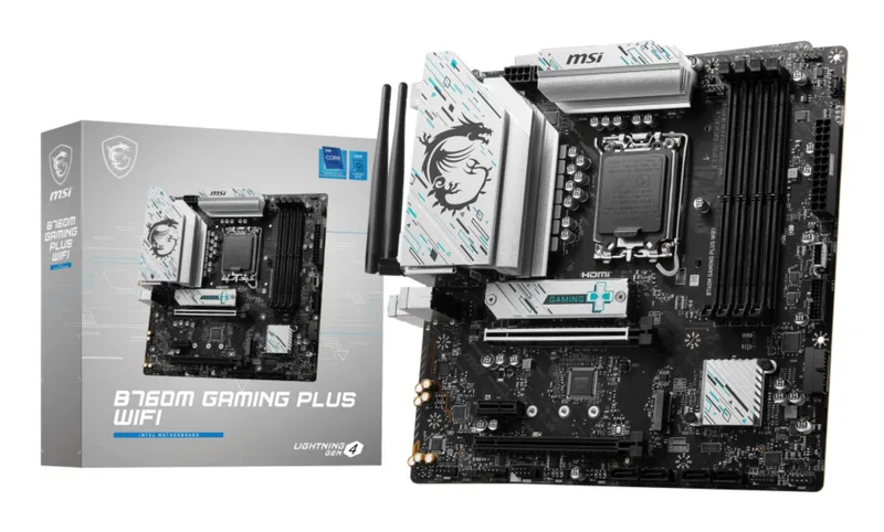 MSI Intel B760 Express Micro-ATX LGA1700 emaplaat