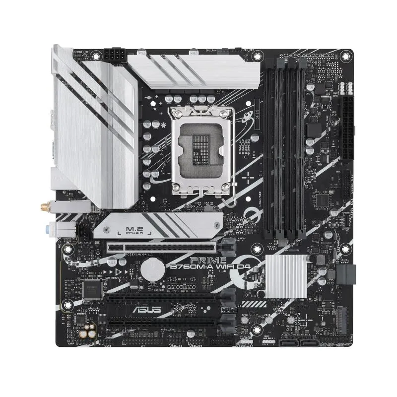 ASUS Intel B760 Express Micro-ATX LGA1700 emaplaat
