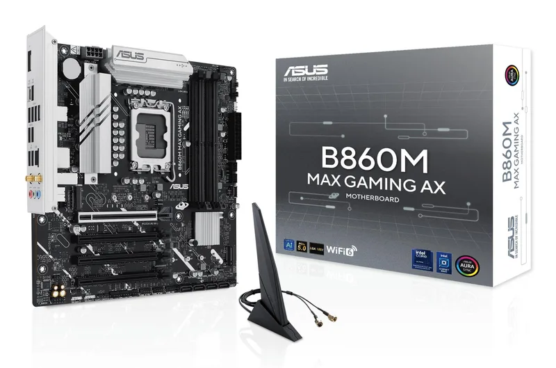 ASUS Intel B860 Express Micro-ATX LGA1851 emaplaat