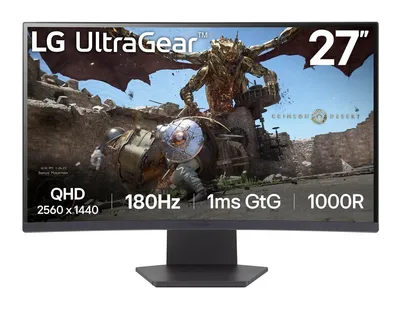 LG Gaming/Curved Tilt 27GS60QC-B monitor
