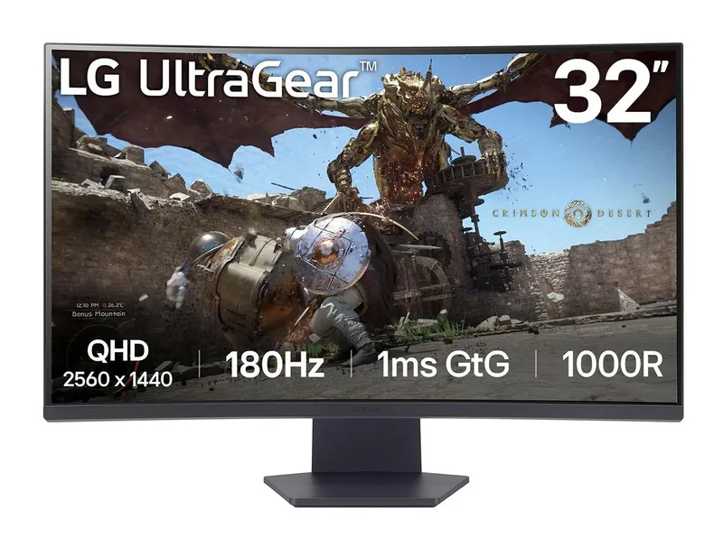 LG Gaming/Curved Tilt 32GS60QC-B monitor