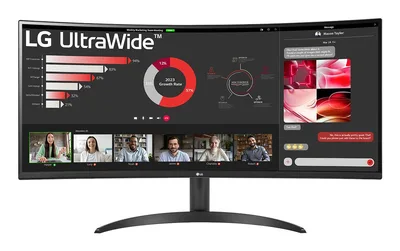 LG Curved/21 : 9 Tilt monitor