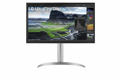 LG Speakers Pivot 27UQ850V-W monitor