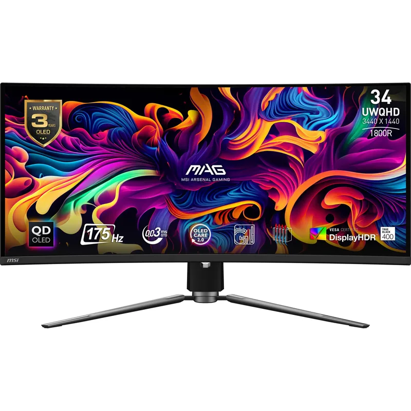 MSI Curved/21 : 9 Swivel monitor