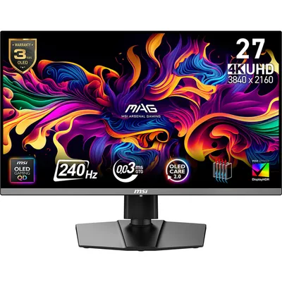 MSI 4K Ultra HD MAG272UPQD-OLEDX24 monitor