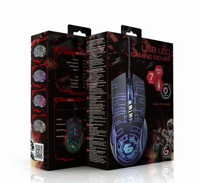 Gembird Optical Gaming MUSG-RGB-01 hiir