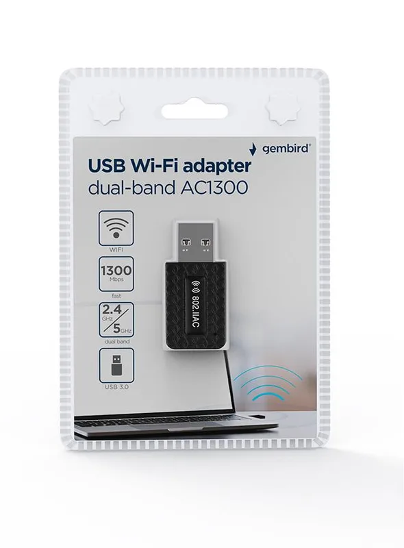 Gembird Dualband WNP-UA1300-03 võrguadapter