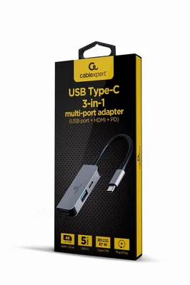 Gembird USB3 3IN1 A-CM-COMBO3-02 dokk