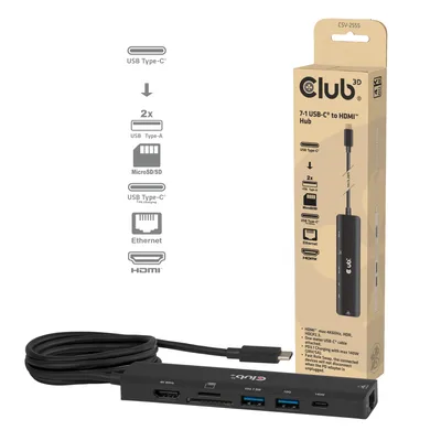 Club3D 7IN1 CSV-2555 dokk