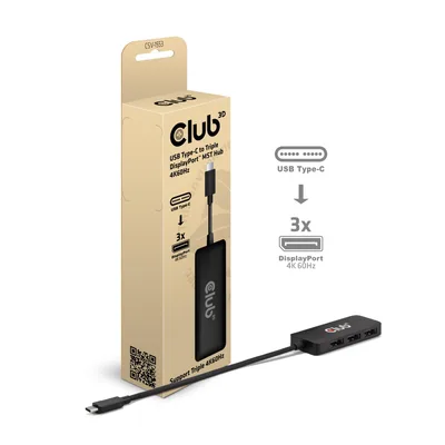 Club3D 3PORT CSV-1553 dokk