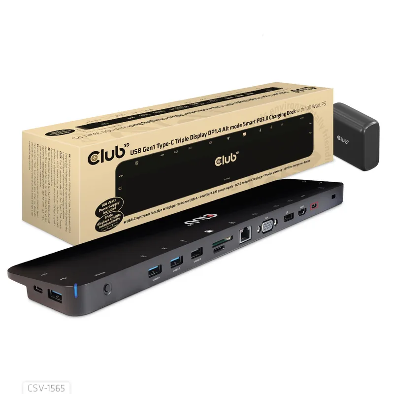 Club3D Docking Station CSV-1565 dokk