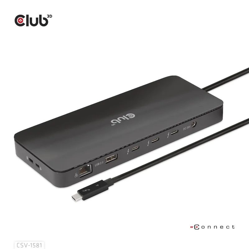 Club3D Docking Station 11IN1 dokk