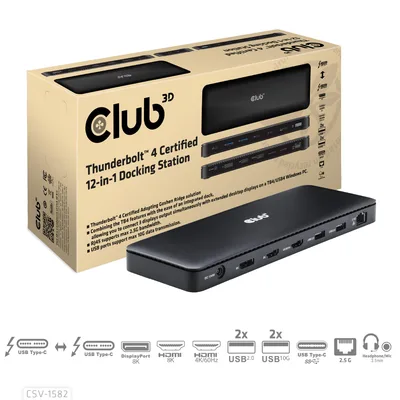 Club3D Docking Station 12IN1 dokk