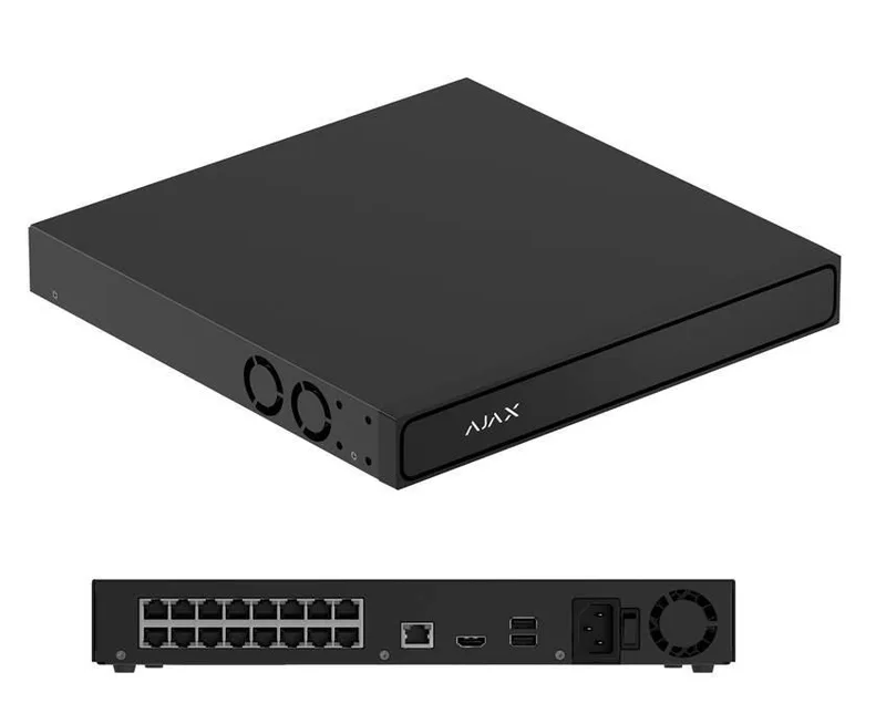 AJAX Video Recorder 16CH NVR salvesti