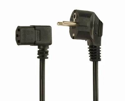 Gembird Power Angled PC-186A-VDE1B-1.5M 1.5 m toitekaabel