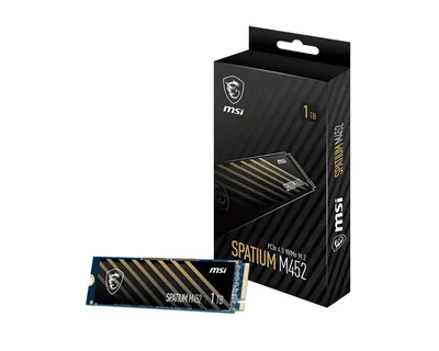 MSI MTBF 1500000 h PCI Express 4.0 ketas