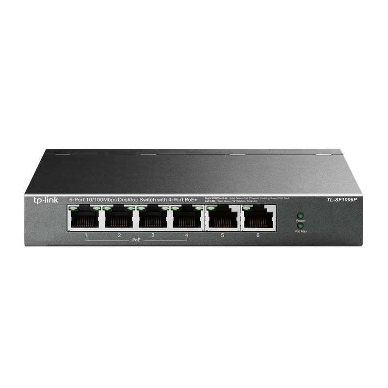 TP-Link Desktop/pedestal TL-SF1006P kommutaator