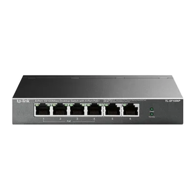 TP-Link Desktop/pedestal TL-SF1006P kommutaator