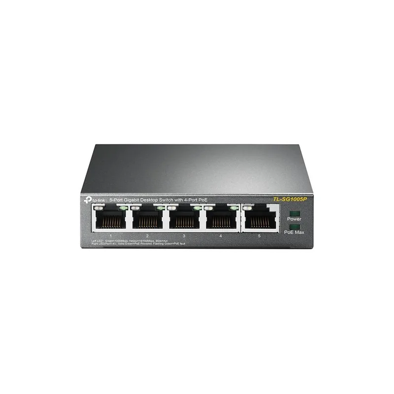 TP-Link Desktop/pedestal TL-SG1005P kommutaator