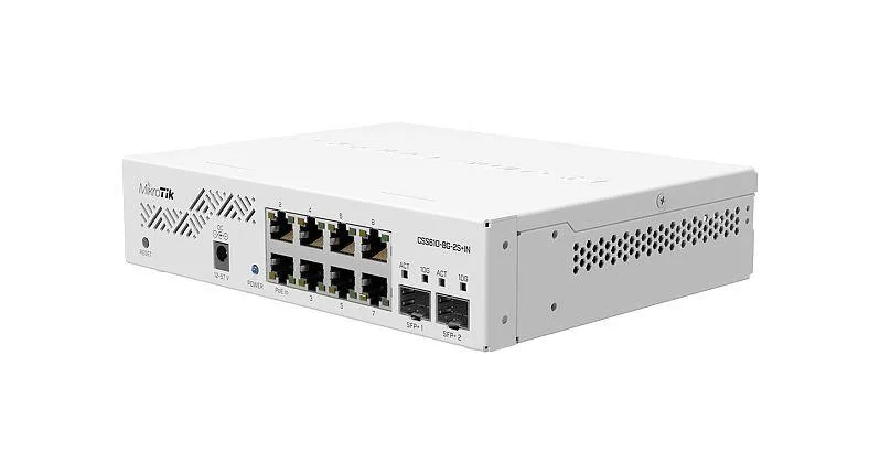 Mikrotik Desktop/pedestal CSS610-8G-2S+IN kommutaator
