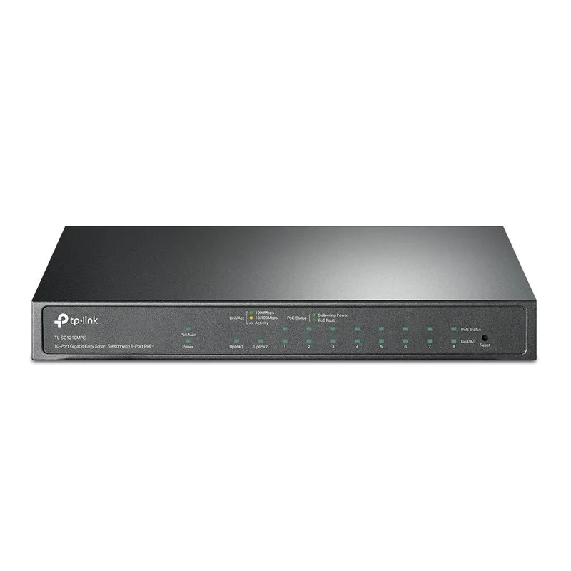 TP-Link Desktop/pedestal TL-SG1210MPE kommutaator