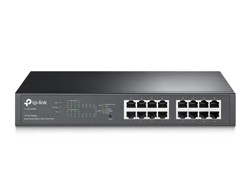 TP-Link Desktop/pedestal TL-SG1016PE kommutaator