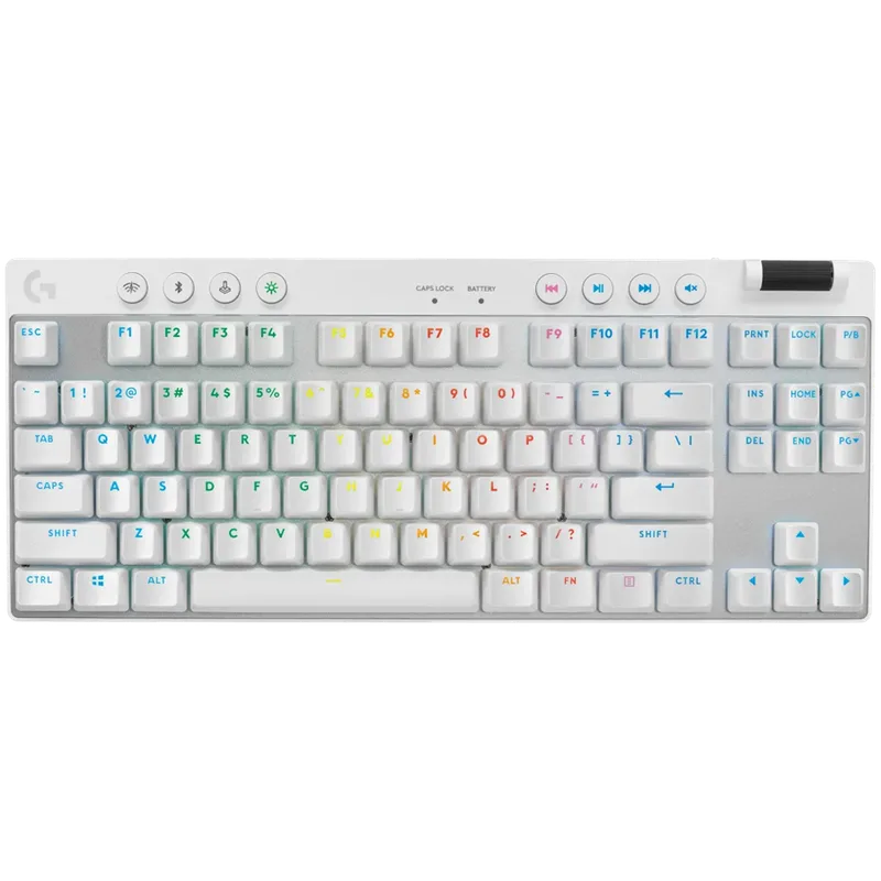 Logitech Keyboard WRL PRO X Tkl/White 920-012148