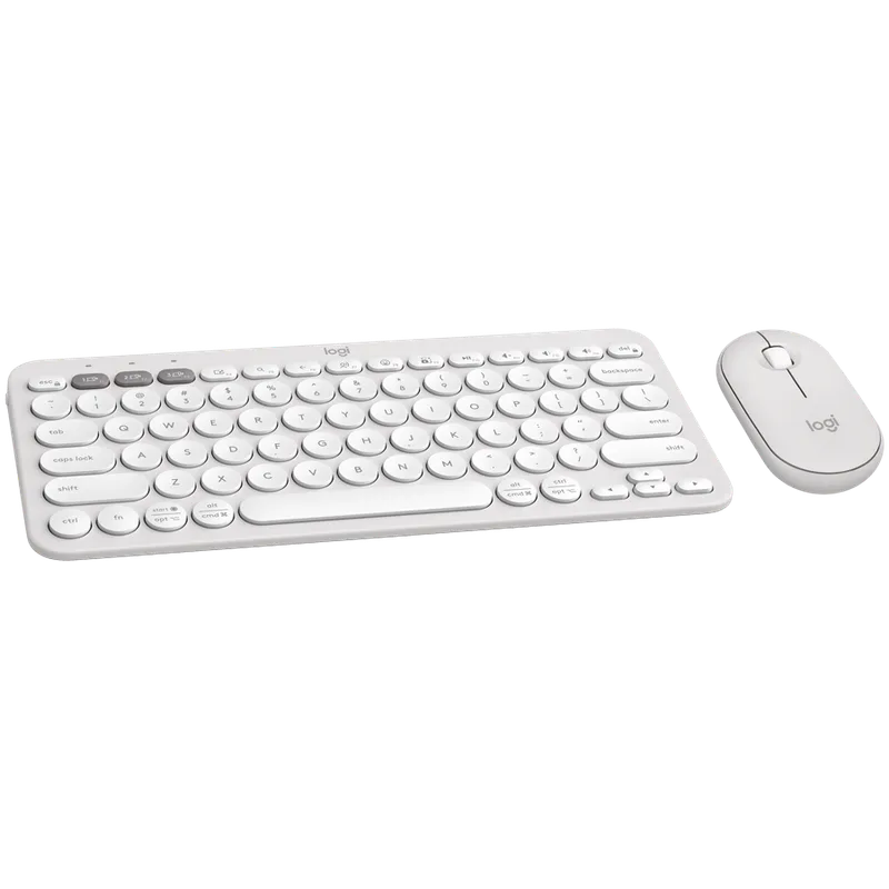 Logitech +Mouse Combo Pebble klaviatuur