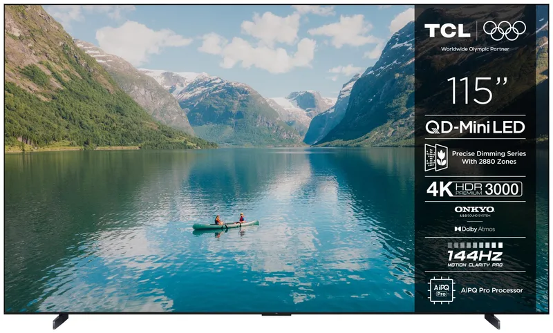 TCL 4K Ultra HD QD-Mini LED teler