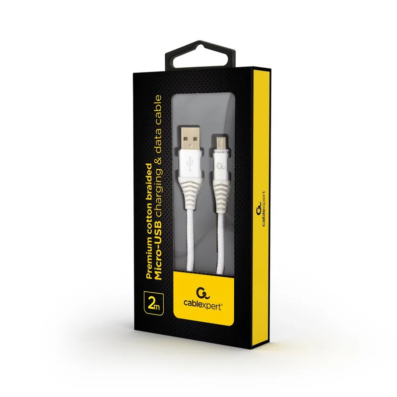 Gembird USB2 Micro-Usb CC-USB2B-AMMBM-2M-BW2 2 m kaabel