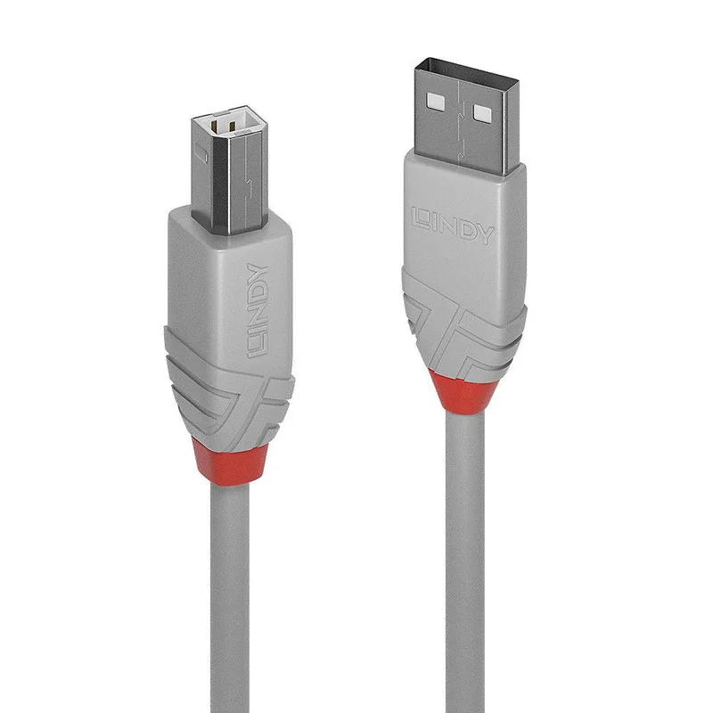 Lindy USB2 Anthra GREY36683 2 m kaabel