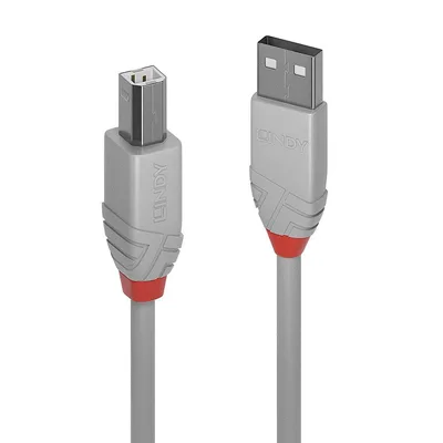 Lindy USB2 Anthra GREY36683 2 m kaabel