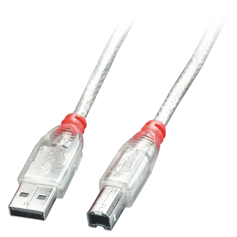 Lindy USB2 Transparent 2 m kaabel