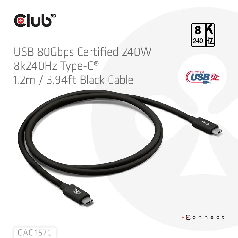 Club3D CAC-1570 1.2 m kaabel
