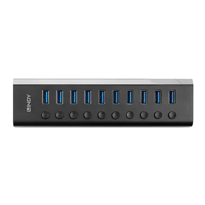 Lindy USB3 10PORT dokk