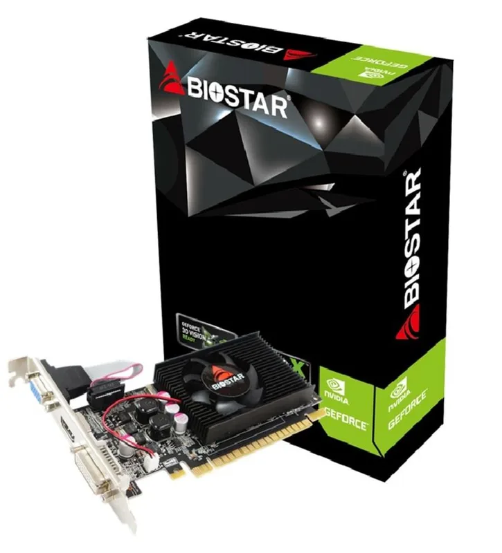 Biostar NVIDIA GeForce 210 GPU 589 MHz graafikakaart